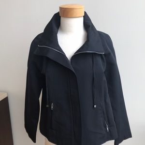 Chico’s Black faille swing jacket